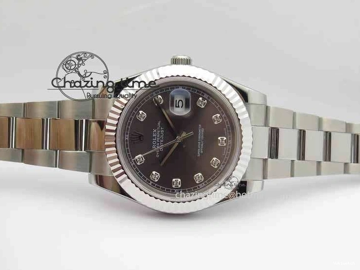 DateJust SS Diam Bracelet II Best SS Edition Maker On BP SA3136 Dial 41mm Gray 0314